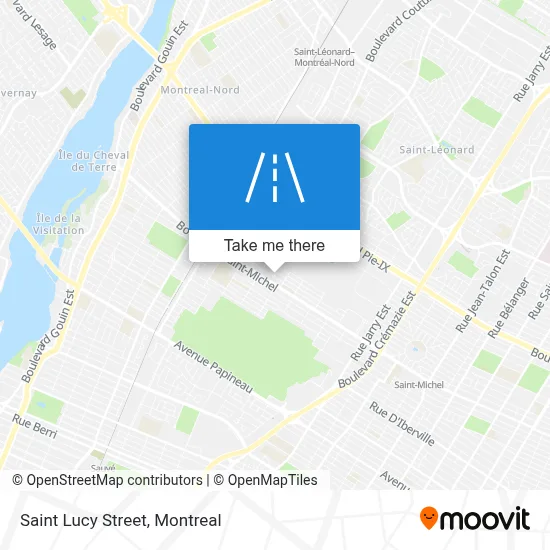 Rue Sainte-Lucie map