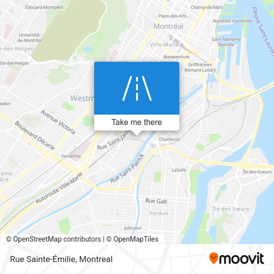 Rue Sainte-Émilie map