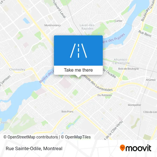 Rue Sainte-Odile map