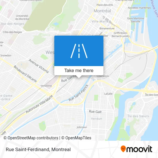 Rue Saint-Ferdinand map