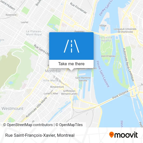 Rue Saint-François-Xavier map