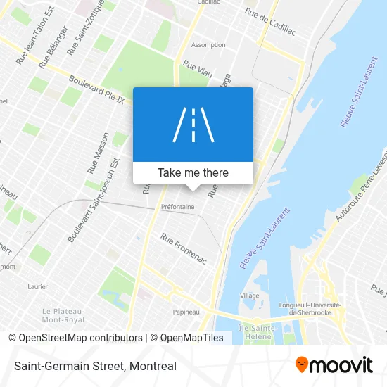 Rue Saint-Germain map