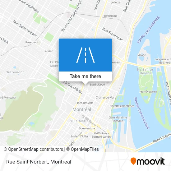 Rue Saint-Norbert map