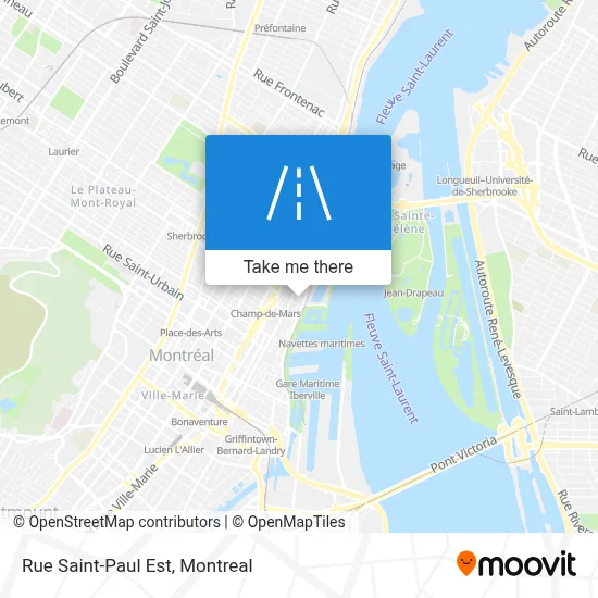 Rue Saint-Paul Est map