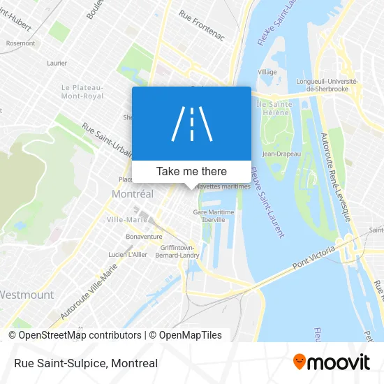 Rue Saint-Sulpice map