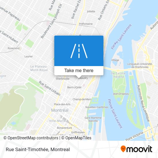 Rue Saint-Timothée map