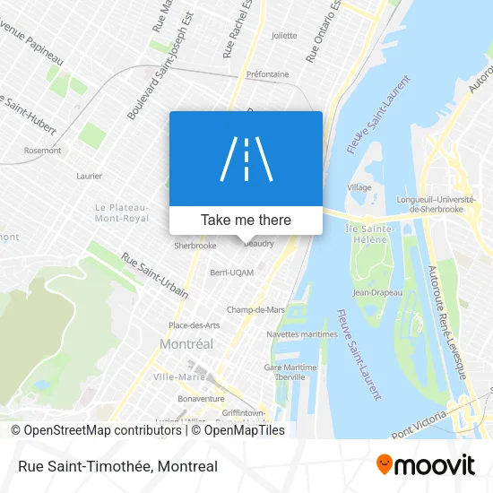 Rue Saint-Timothée map