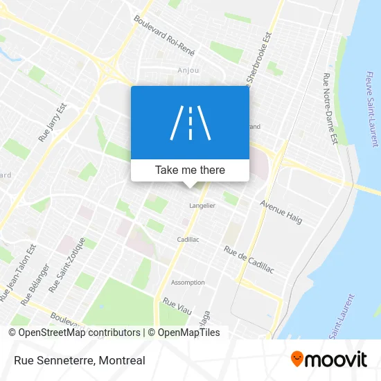 Rue Senneterre map
