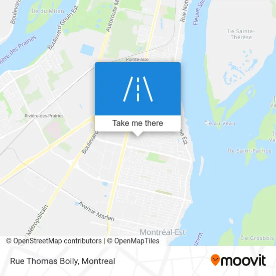 Rue Thomas Boily map