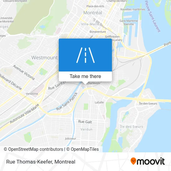 Rue Thomas-Keefer map