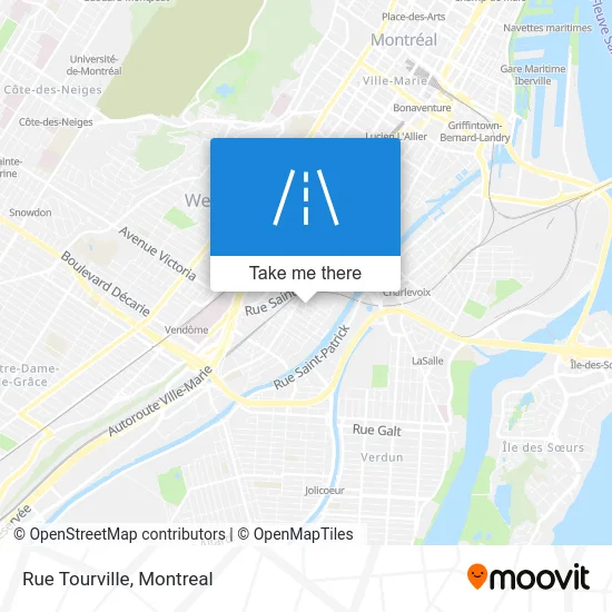 Rue Tourville map