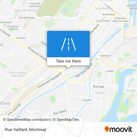 Rue Vaillant map