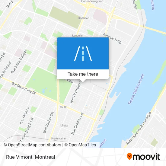 Rue Vimont map