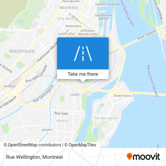 Rue Wellington map