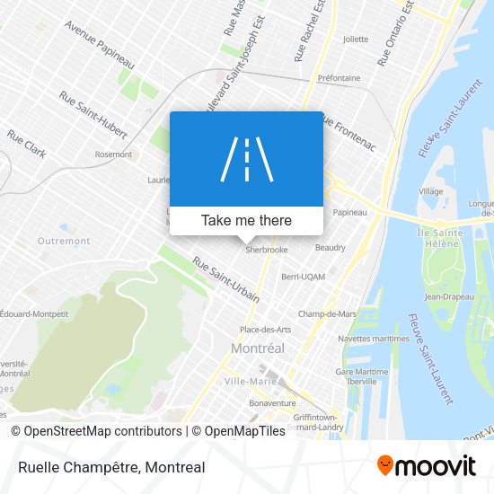 Ruelle Champêtre map