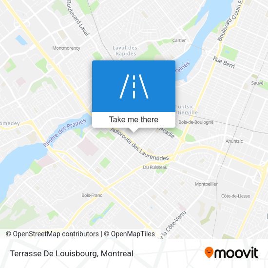 Terrasse De Louisbourg map