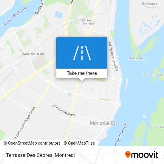 Terrasse Des Cèdres map