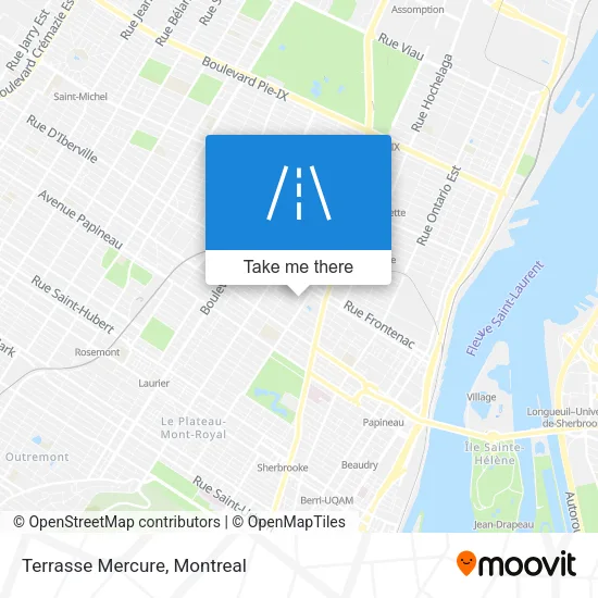 Terrasse Mercure map