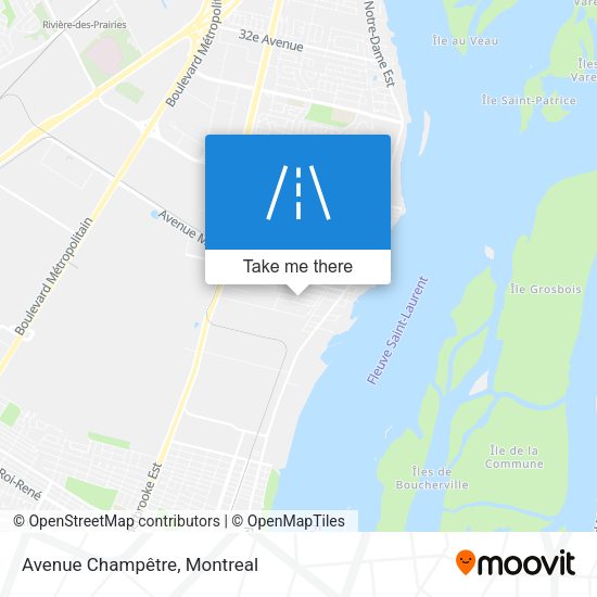 Avenue Champêtre map