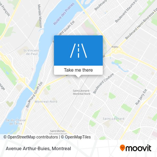 Avenue Arthur-Buies map