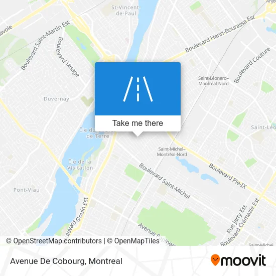 Avenue De Cobourg map