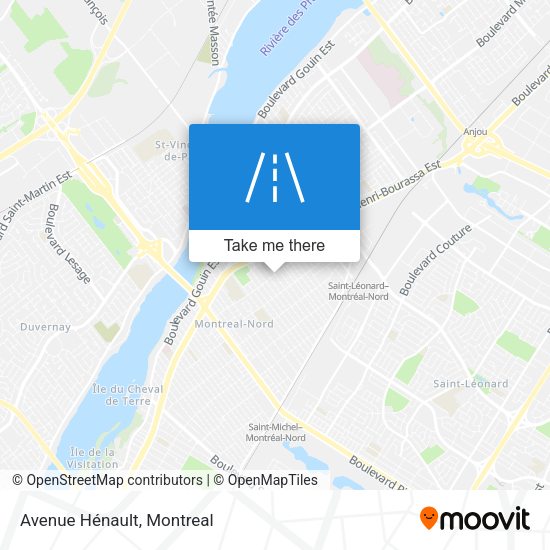 Avenue Hénault map