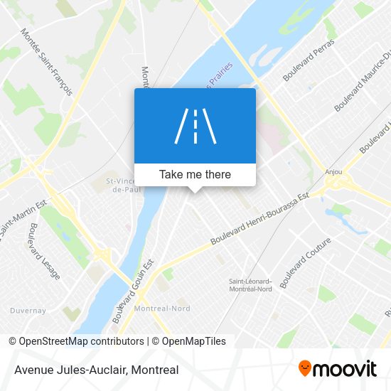 Avenue Jules-Auclair map