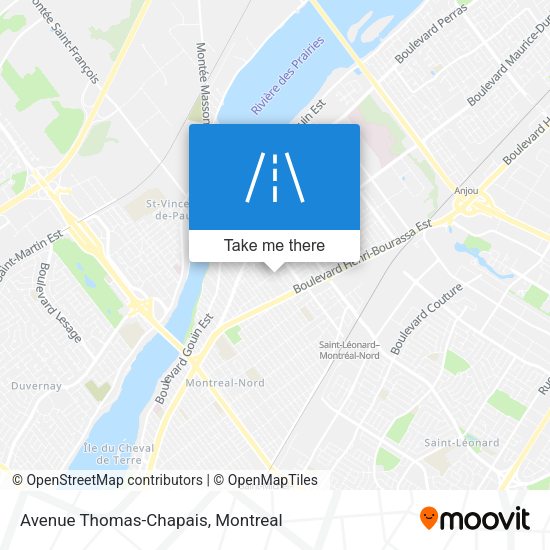 Avenue Thomas-Chapais map
