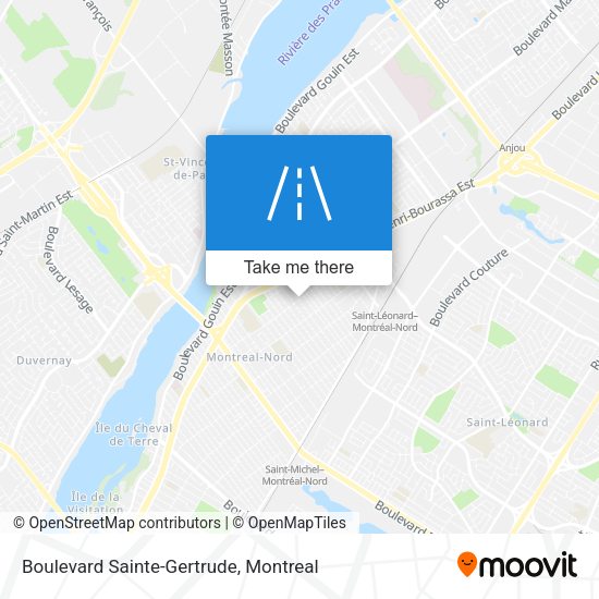Boulevard Sainte-Gertrude map