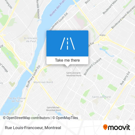 Rue Louis-Francoeur map