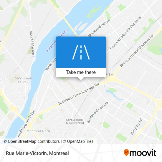 Rue Marie-Victorin map