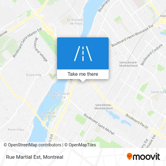 Rue Martial Est map