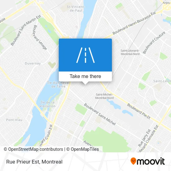 Rue Prieur Est map