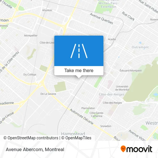 Avenue Abercom map
