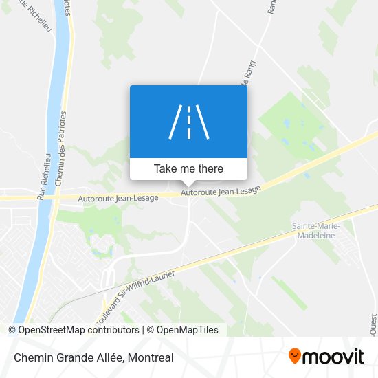 Chemin Grande Allée map