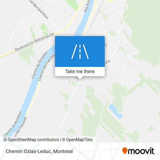 Chemin Ozias-Leduc map