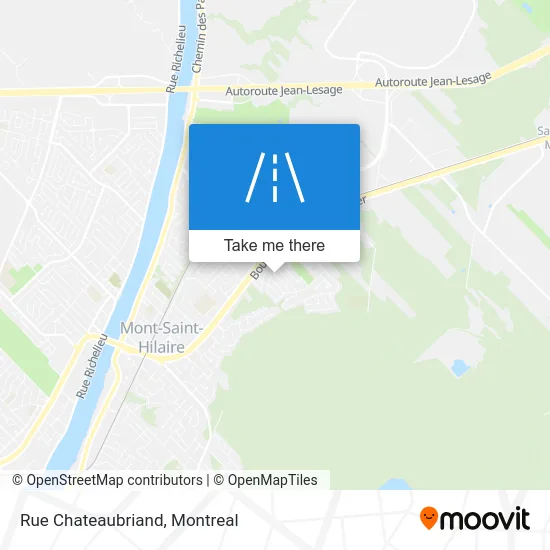 Rue Chateaubriand map