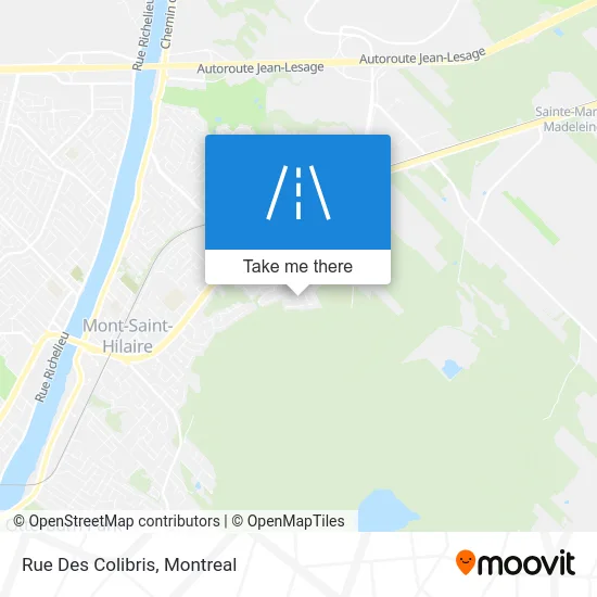 Rue Des Colibris map