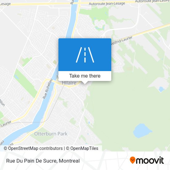 Rue Du Pain De Sucre map