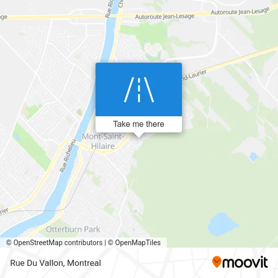 Rue Du Vallon map