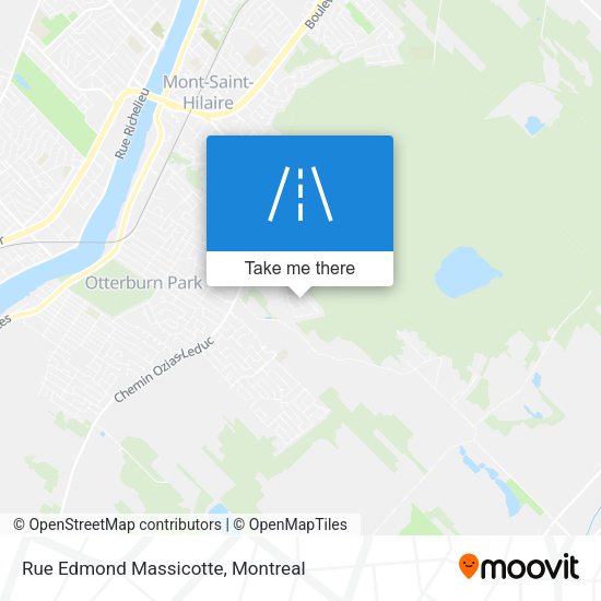 Rue Edmond Massicotte map