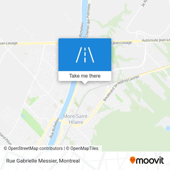 Rue Gabrielle Messier map