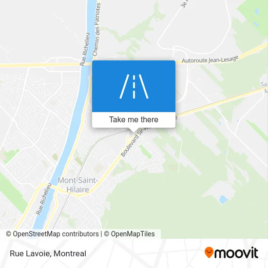 Rue Lavoie map