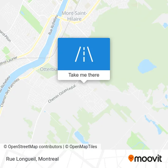Rue Longueil map