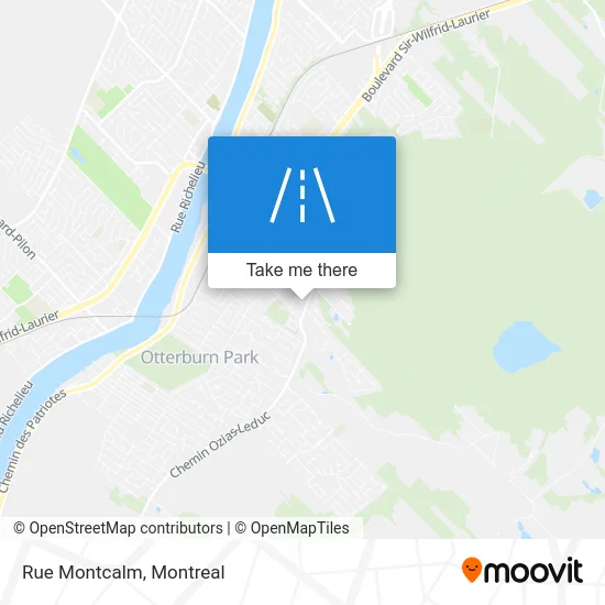 Rue Montcalm map