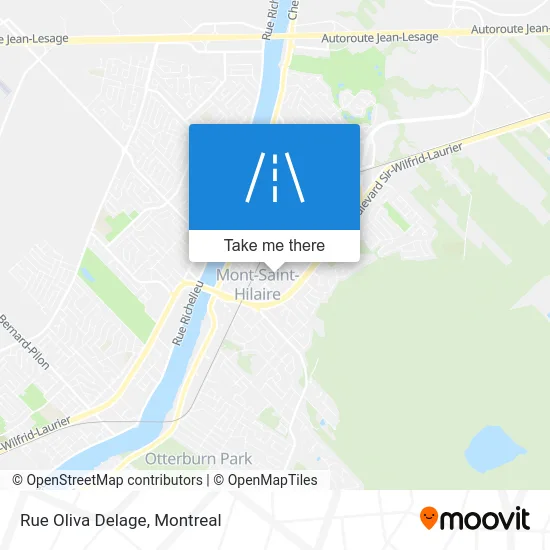 Rue Oliva Delage map