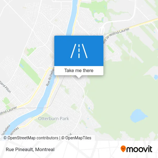 Rue Pineault map