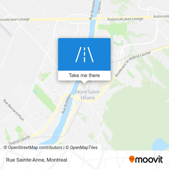Rue Sainte-Anne map