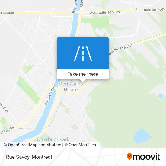 Rue Savoy map