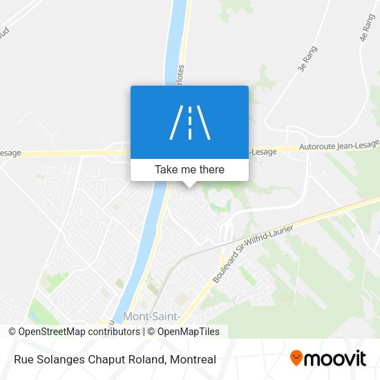 Rue Solanges Chaput Roland map